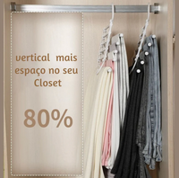 SmartHanger Garagem Prime – mais espaço, menos bagunça.
Organização moderna com design inteligente.